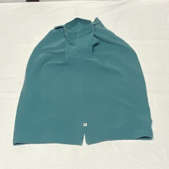 Red Macaw Trading Short Sleeve Rib Knit 3 Button Midweight Polo Shirt Green L - Picture 10 of 12